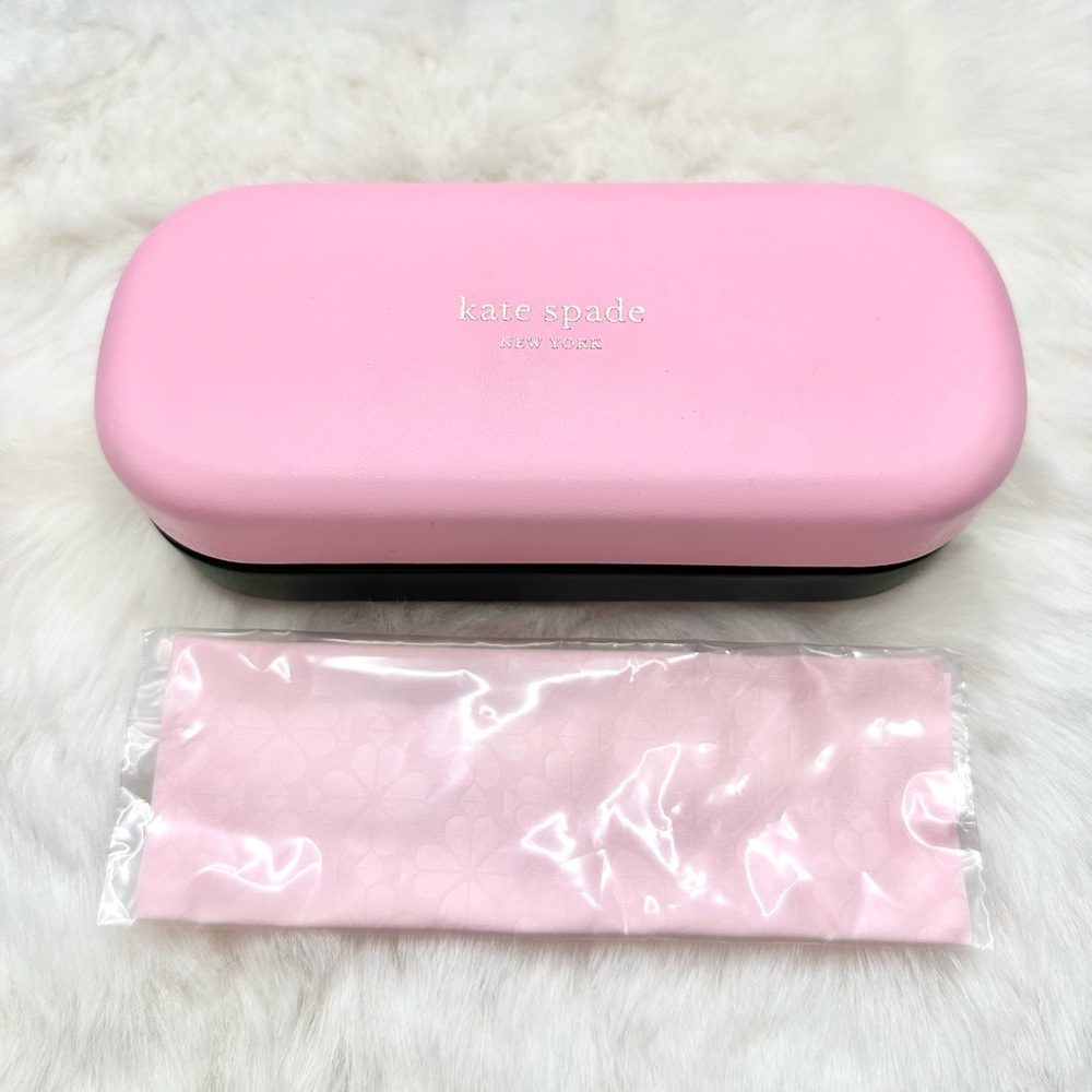 KATE SPADE Womens Sunglasess Case with Cleaning Cloth. (case & cloth only)